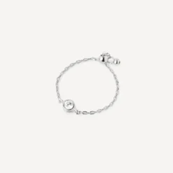 Bague chaine éclat