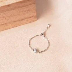 Bague chaine éclat