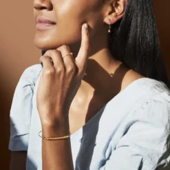 Bague citrine & or 14k gold-filled (50)