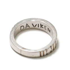 Bague fine en argent pour homme 64