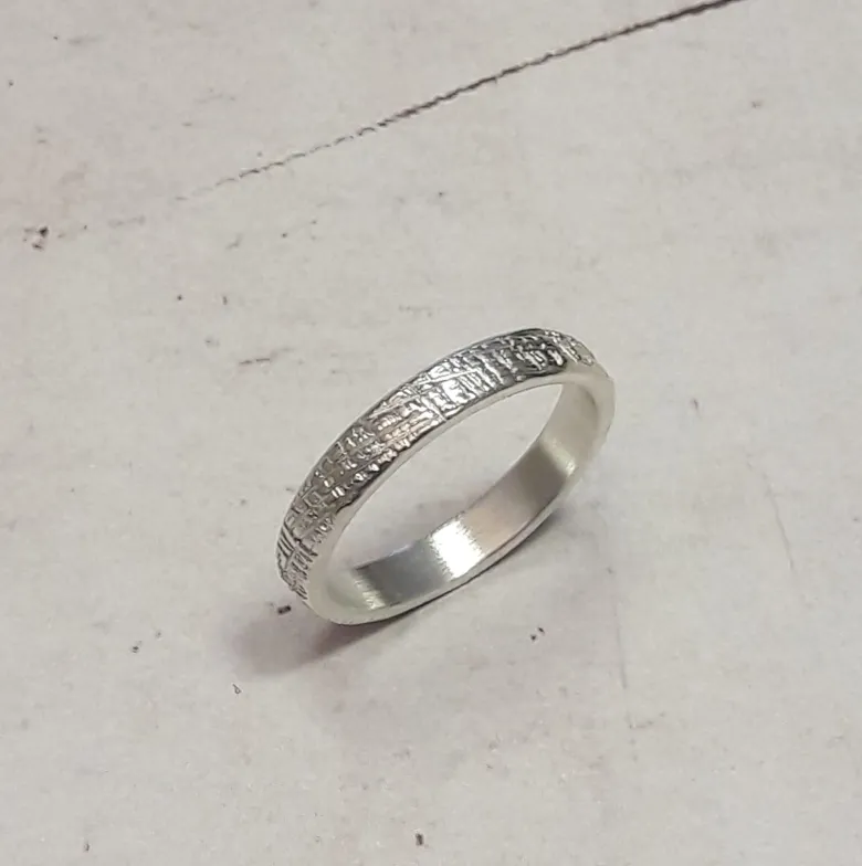 Bague macuxi en argent taille 60