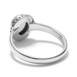 Bague pierre de Lune et argent 52