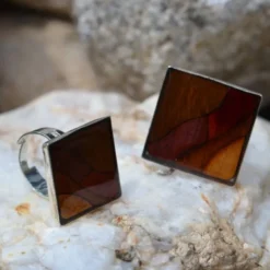 Bague plateau marqueterie bérénice