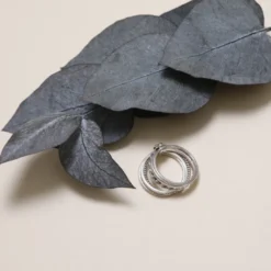 Bague 6 rangs en argent 54