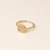 Bague réglable astro doré - capricorne