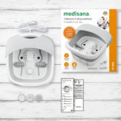 Bain de pieds à bulles pliable