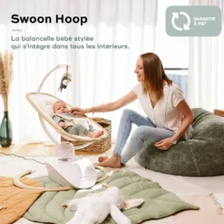 Balancelle bébé design swoon hoop, sand
