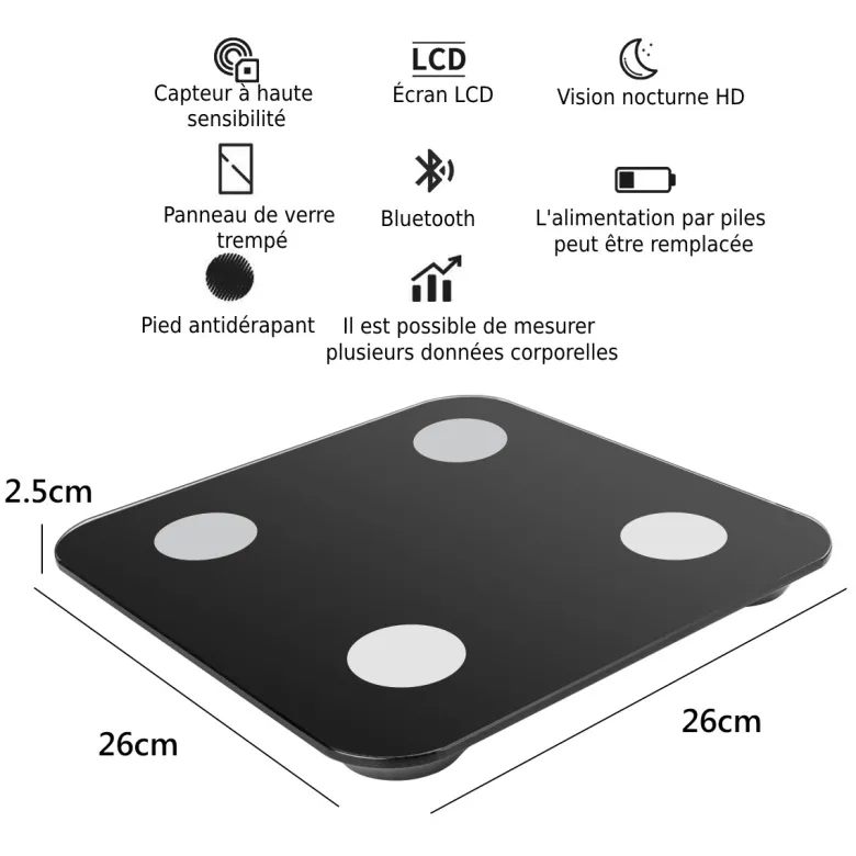 Balance numerique bluetooth