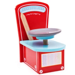Balances de pesée de magasin en bois