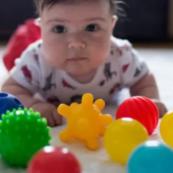 Balles sensorielles montessori coffret 5