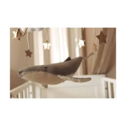 Ballon baleine fait main mobile bébé