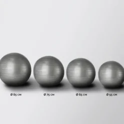 Ballon de yoga - 65 cm - gris