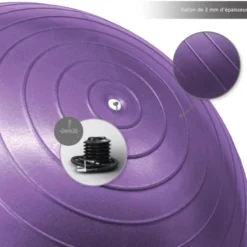 Ballon de yoga - 85 cm - violet