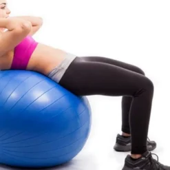 Ballon yoga, gym et pilates - bleu 65cm