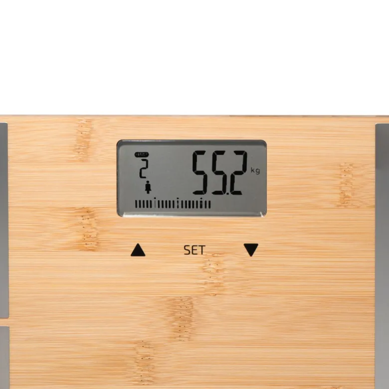 Bamboo fit - pèse personne impédancemètre en bambou