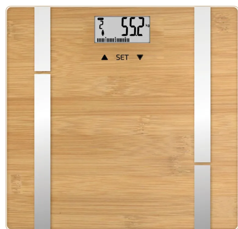 Bamboo fit - pèse personne impédancemètre en bambou