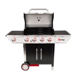 Barbecue au gaz manhattan 450gpi - 4 brûleurs + réchaud 14kw