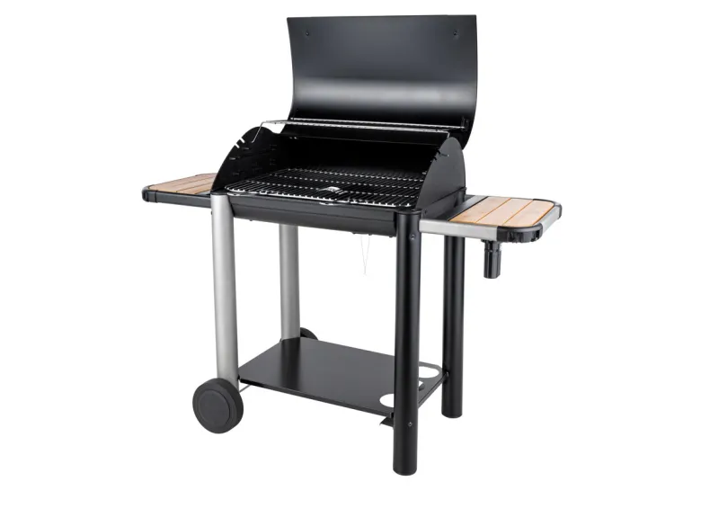 Barbecue charbon vulcano 3000 + kit tournebroche - somagic