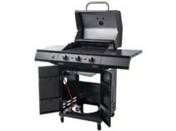 Barbecue à gaz performance core b3 + housse de protection + plancha + kit 3 uste