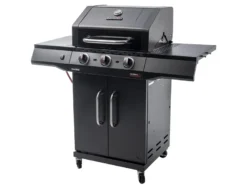 Barbecue à gaz performance core b3 + housse de protection + plancha + kit 3 uste