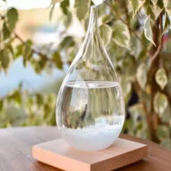Baromètre à cristaux design goutte fitzr