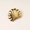 Barrette coquillage doré - pince cheveux