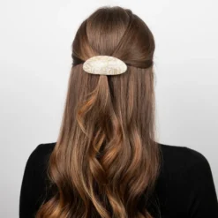 Barrette ovale Nude