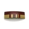 Barrettes marqueterie en bois