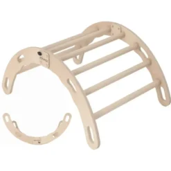 Bascule 2-en-1 montessori pour enfant en bois et contreplaqué bois
