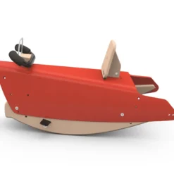 Bascule et porteur voiture - rouge