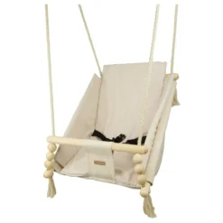Bascule pour bébé couleur crème