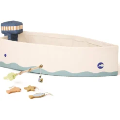 Bateau en toile avec kit de pêche kid's hub