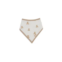 Bavoir bandana teddy bear gots (2pcs)