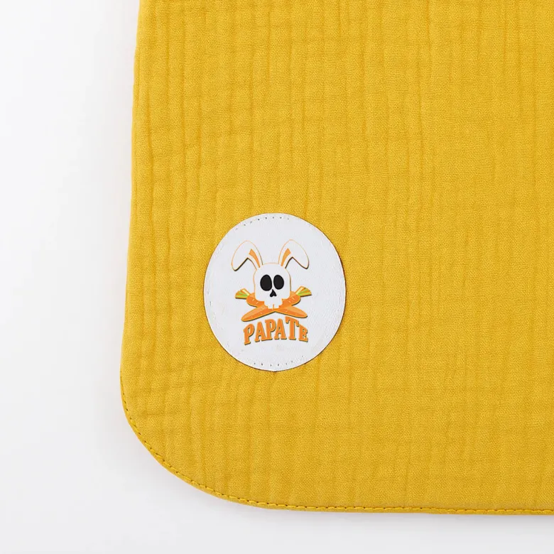 Bavoir en coton bio honey