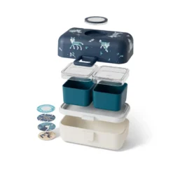 Bento compartimenté enfant 800ml wolf