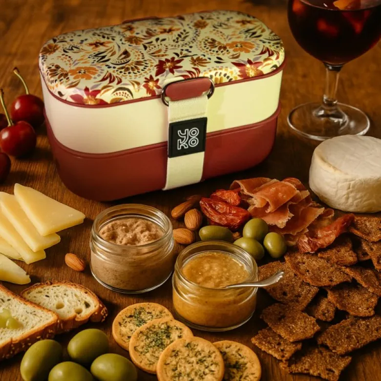 Bento - lunchbox 2 etages 1200 ml - marbella