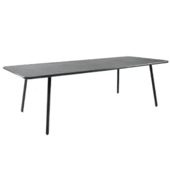 Bergame table de jardin 10-12 places 234cm gris foncé