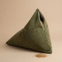 Berlingot - coussin méditation vert kaki