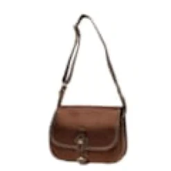 Besace katana en cuir de vachette k 32587 Marron
