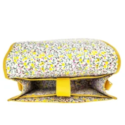 Besace messager cuir maxime jaune