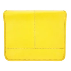 Besace messager cuir maxime jaune