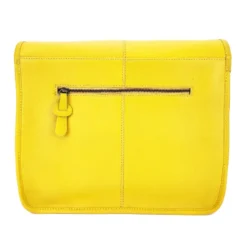 Besace messager cuir maxime jaune
