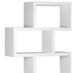 Bibliothèque 2 tiroirs bronze bois blanc