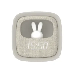 Billy clock gris - réveil et veilleuse pour enfant - mob