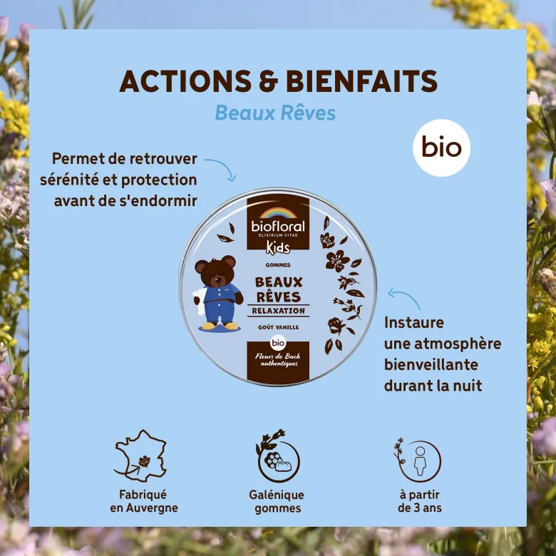 Biofloral - beaux rêves gommes - bio