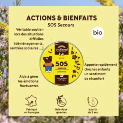 Biofloral - enfants sos secours jour - bio
