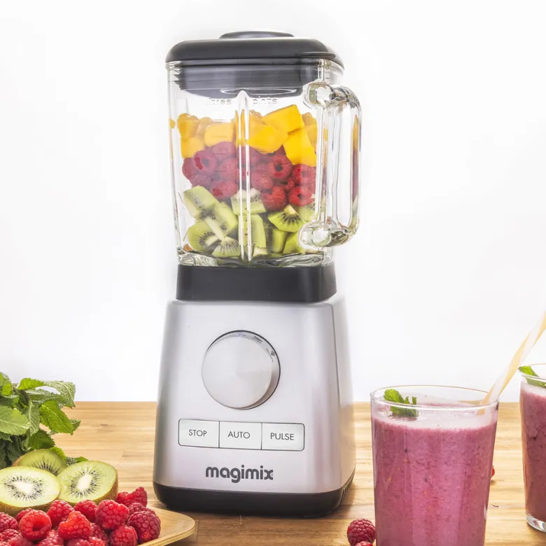 Blender power 3 chrome mat 1,2 l