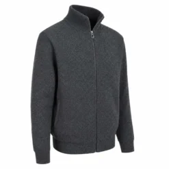 Blouson cicero gris 70% acrylique 30% laine