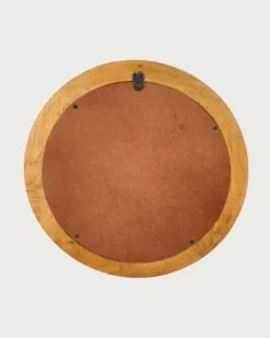 Boïa - miroir hublot en bois massif de manguier