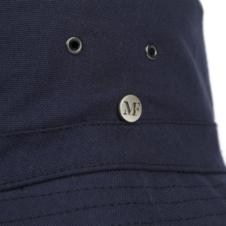 Bob anti-UV en coton bleu marine 59